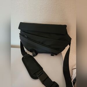 Water proof Vegan Leather Obsidian Sling Bag.